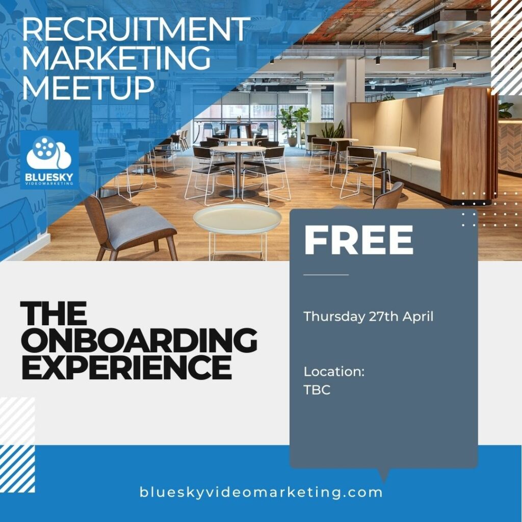 the employee onboarding experience recruitment marketing meetup