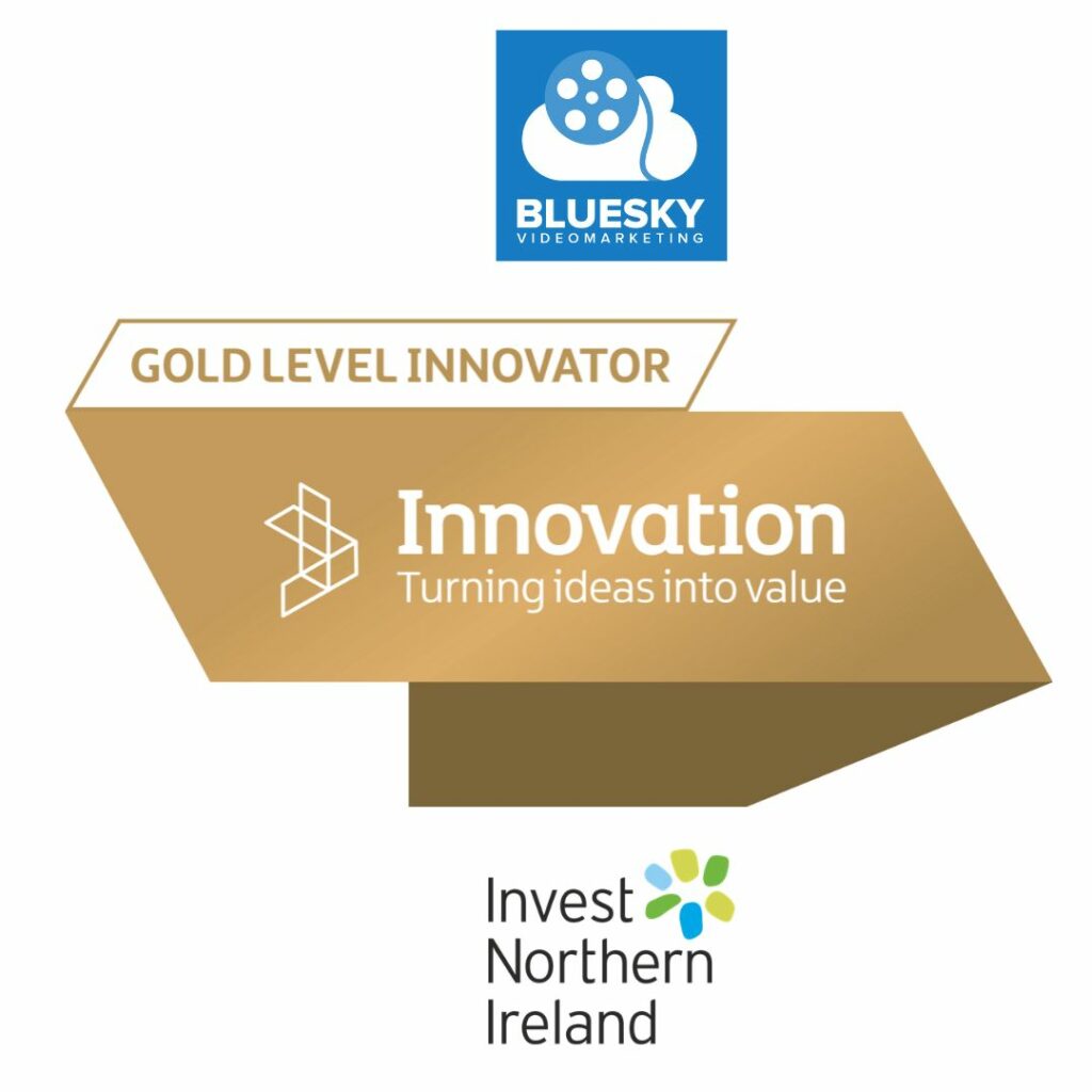 Invest NI Gold Level Innovator - BlueSky Video Marketing